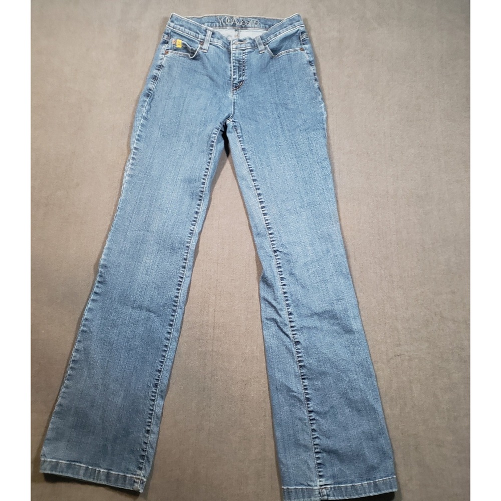 YOGA Jeans Bootcut Jeans Womens 29 Blue‎ Second Skin Mid Rise Denim SWP-1507